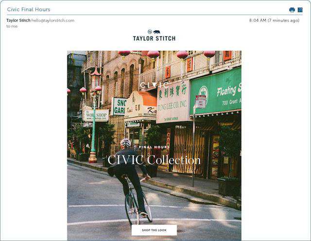 Mẫu email marketing hiệu quả
