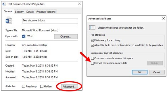 Cách đặt mật khẩu cho File, Forther trong Windows 10 / 8 / 7 / Xp 2