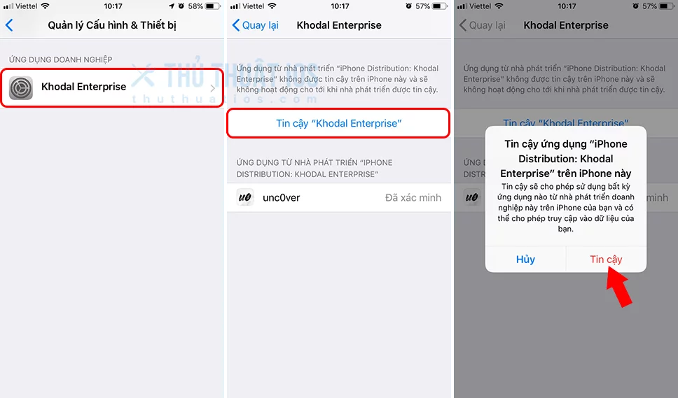 Cách jailbreak iOS 12.0 – 12.4 bằng unc0ver có Cydia 9