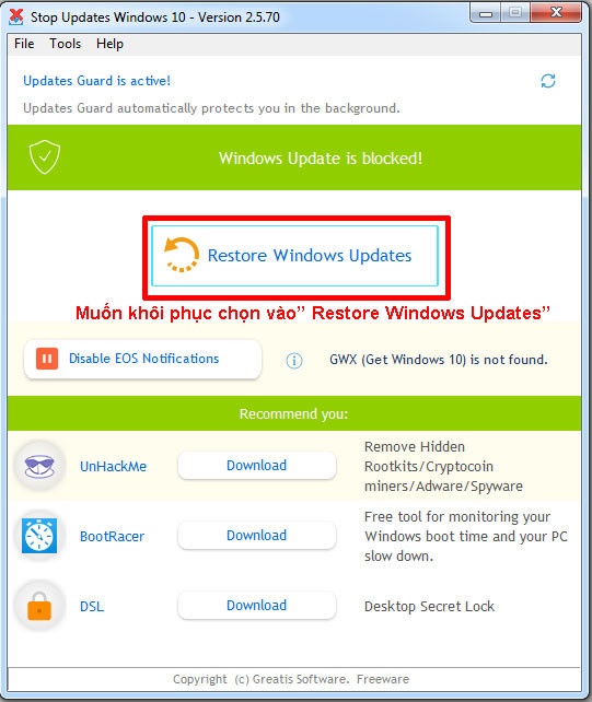 Cách bật tắt Windows Update trên Windows 10 mới nhất 2020