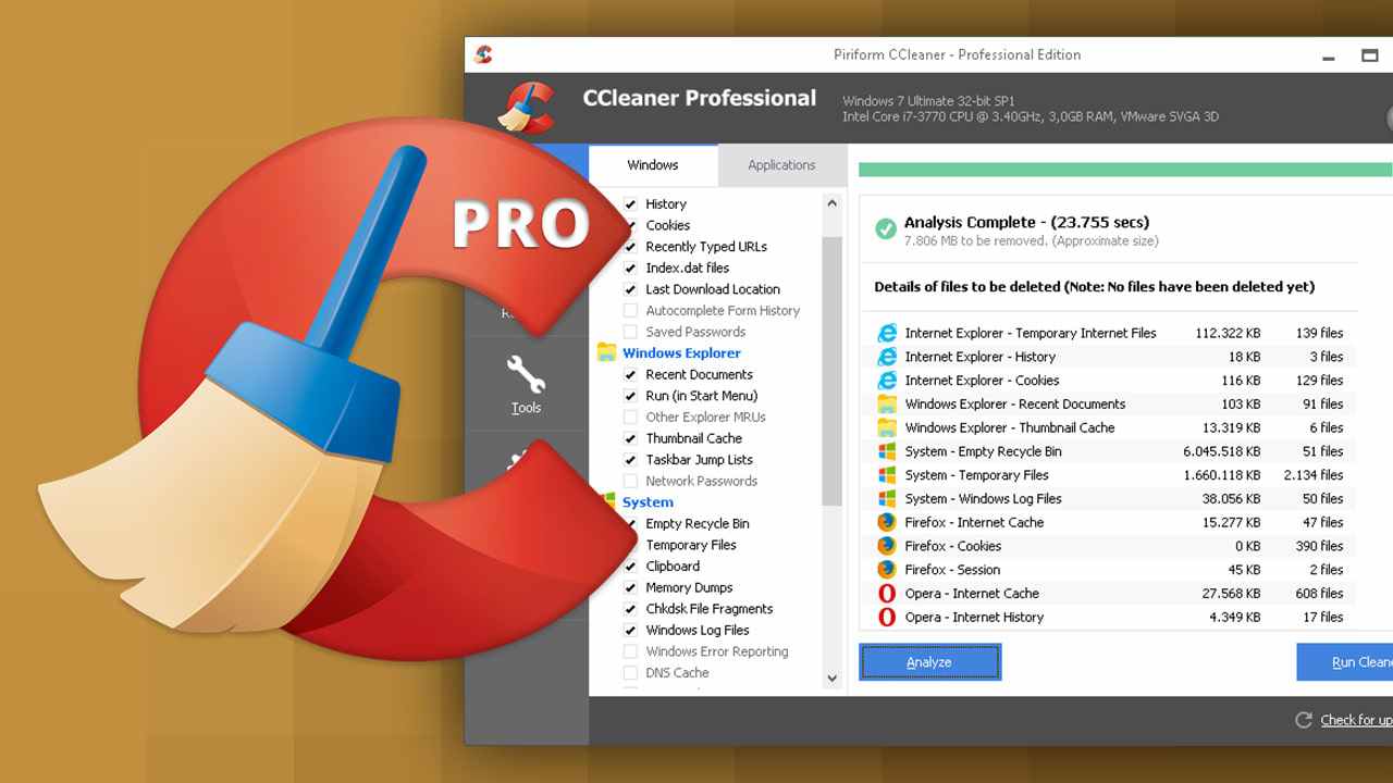 Download CCleaner Professional Phiên bản mới Full License 1