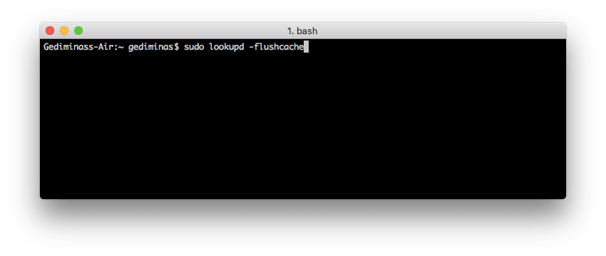 Flush DNS trên Mac OS X Leopard hoặc phiên bản thấp hơn qua Terminal
