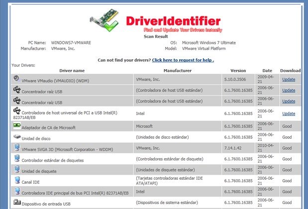 Phần mềm Driver Indentifier