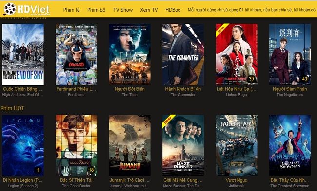 Top 25 trang web xem phim trực tuyến tốt nhất Việt Nam 2019