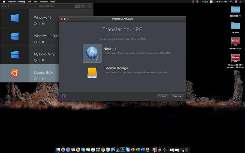 parallels transporter agent for mac