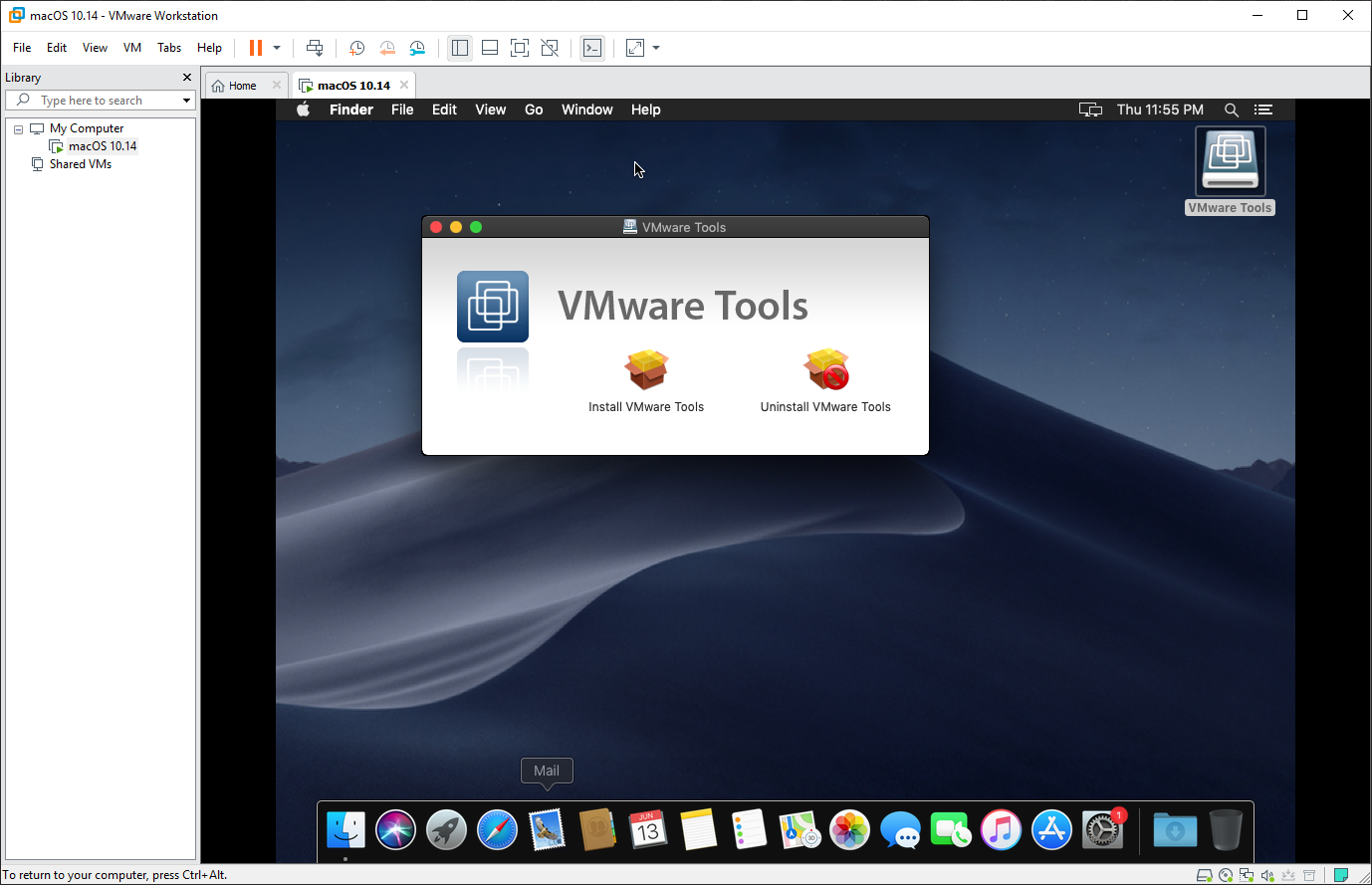 Cách cài macOS Mojave 10.14 trên Windows bằng VMware 2020 31