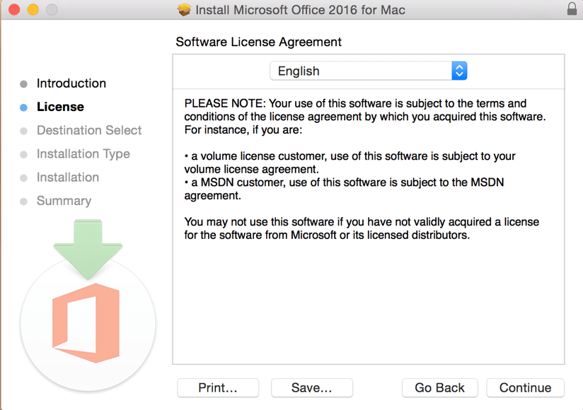 Tải và cài đặt bộ Microsoft Office 2016 trên Mac 2020 8