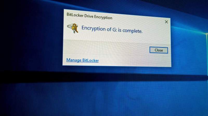 Bitlocker tích hợp trên Windows 10