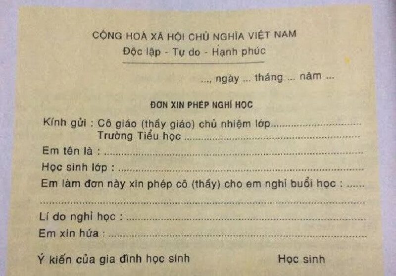 Đơn xin nghỉ phép là gì? Tổng hợp mẫu đơn xin phép chuẩn