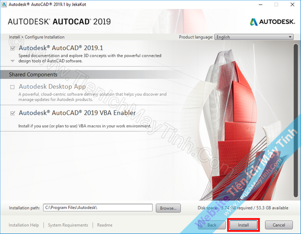Hướng dẫn cài đặt & Link tải AutoCad 2019 Full bản quyền mới nhất 9