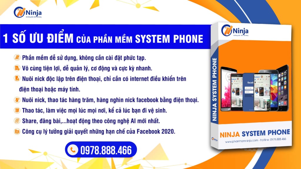 Phần mềm Ninja System Phone