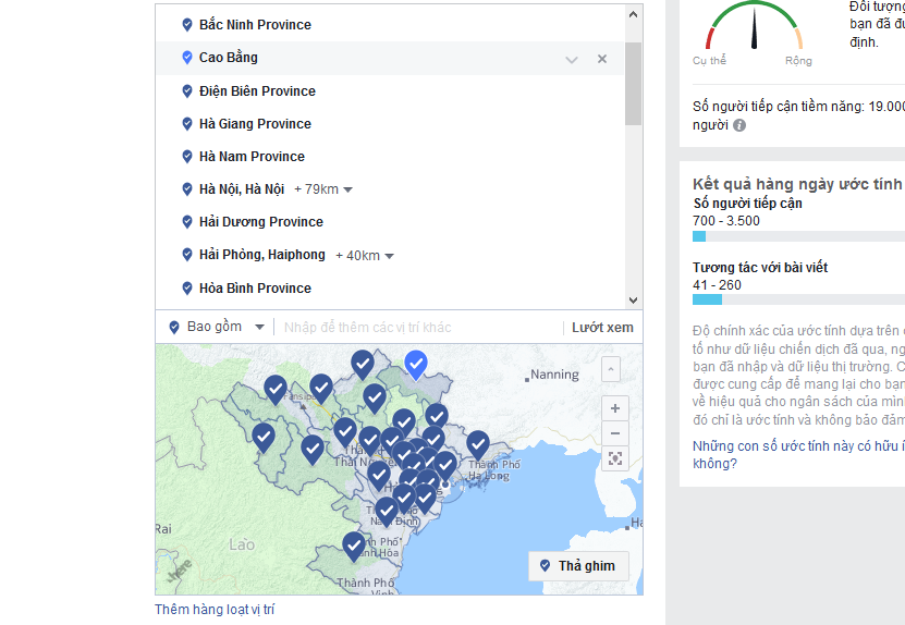 Quảng cáo Facebook: Cách Target theo vùng miền cực chuẩn xác