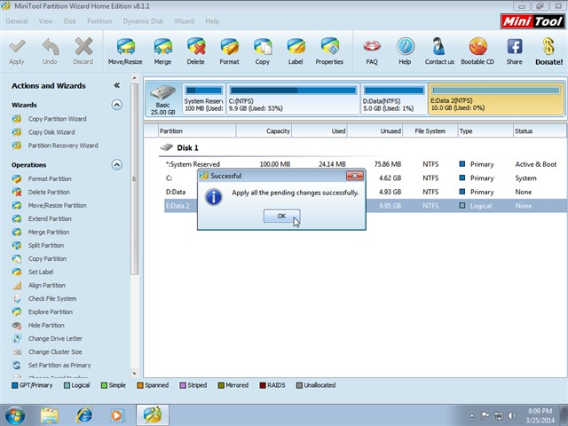 minitool partition wizard