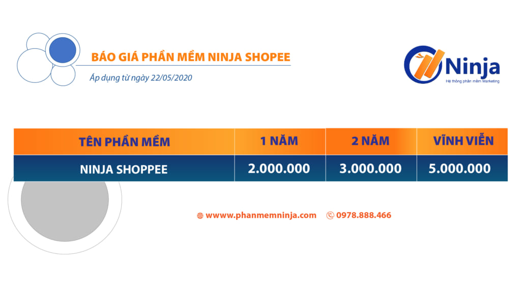 Ninja Shopee – Phần mềm quản lý bán hàng trên Shopee, Tiki, Lazada