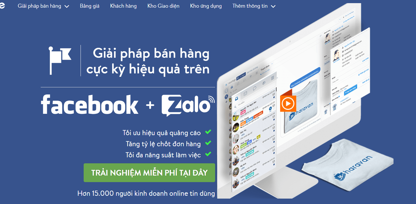 Phần mềm hỗ trợ bán hàng facebook