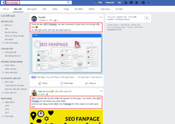 seo facebook là gì