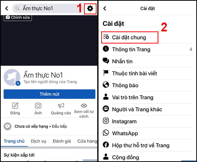 xóa trang trong facebook