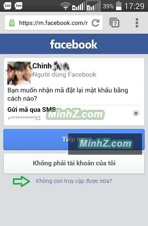 lấy lại mật khẩu facebook khi mất số điện thoại và email