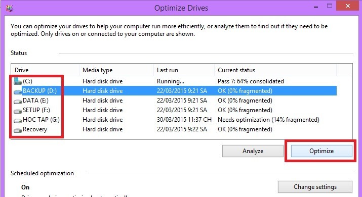 Cách fix lỗi Full Disk 100% windows 8/8.1/10