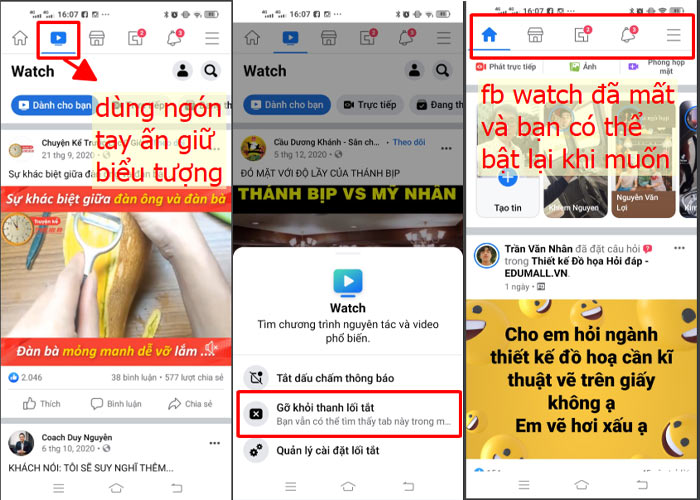 tại sao facebook không có watch