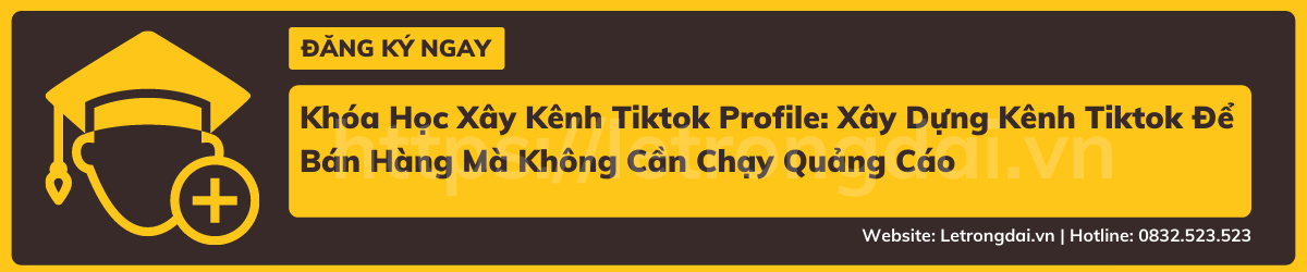 Khóa Học Xây Kênh Tiktok Profile Xây Dựng Kênh Tiktok Để Bán Hàng Mà Không Cần Chạy Quảng Cáo