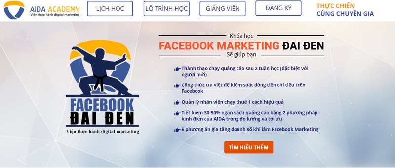 Trung tâm đào tạo Facebook Marketing Aida Academy