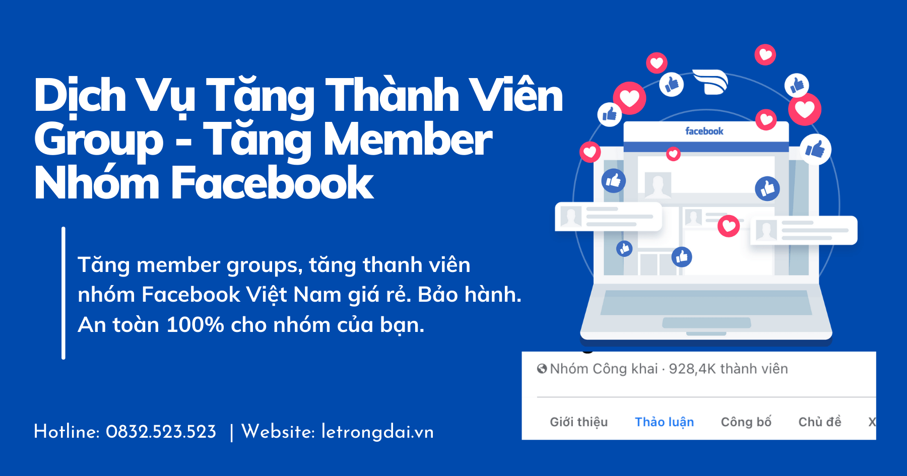 Dịch Vụ Tăng Thành Viên Nhóm 1