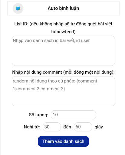 Simple Facebook Pro - Phần mềm hỗ trợ kết bạn khách hàng tiềm năng, nuôi nick Facebook, xây dựng trang cá nhân bán hàng trên Facebook 12