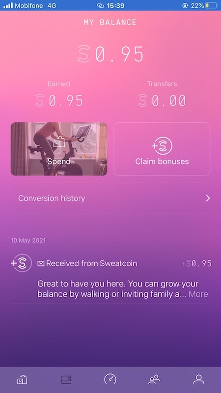 App Sweatcoin