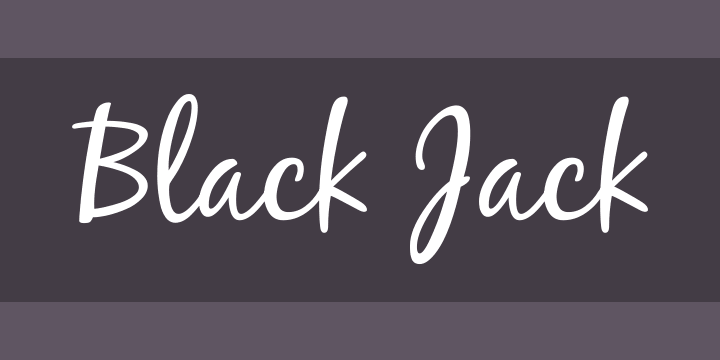 font-calligraphy-blackjack