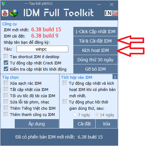 Download tải miễn phí IDM Full Toolkit mới nhất và hướng dẫn sử dụng 5