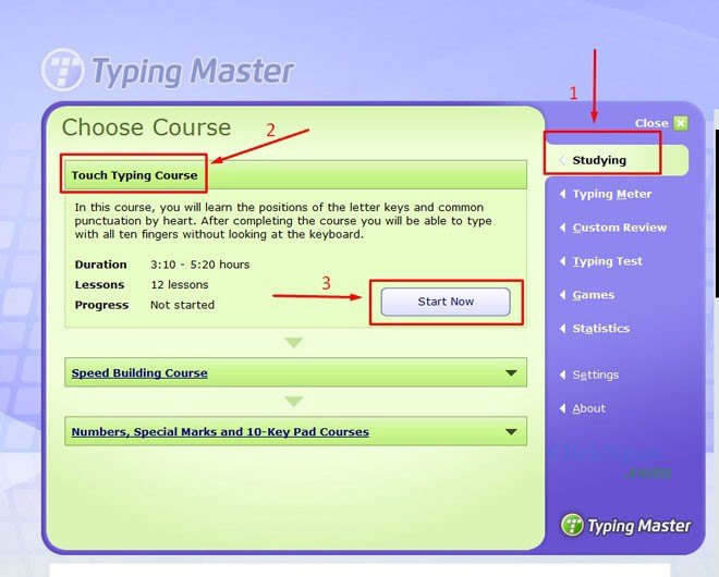 Phần mềm luyện gõ 10 ngón TypingMaster 