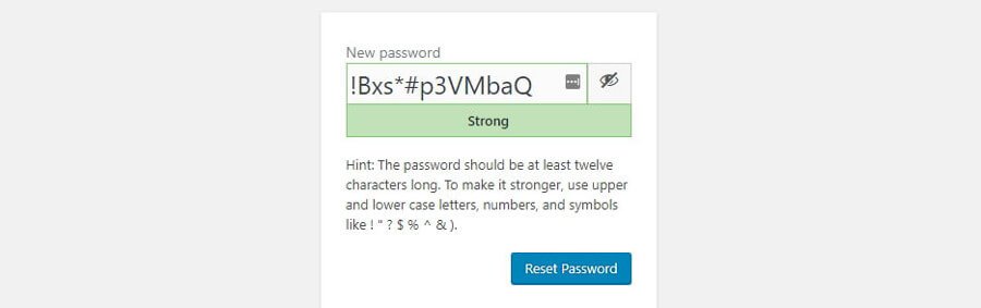 lựa chọn tạo mật khẩu