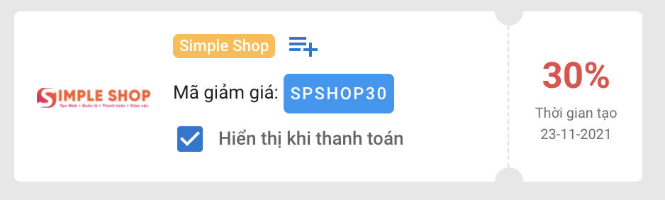 Cập nhật: Mã giảm giá Simple Shop giảm 10-50% mới nhất hiện nay