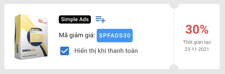 Cập nhật: Mã giảm giá Simple ADS giảm 10-50% mới nhất hiện nay