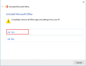 Cách gỡ bỏ Microsoft Office 2016