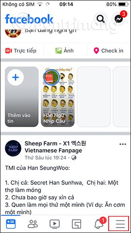 Cach Khoa Facebook Tam Thoi Tren Dien Thoai