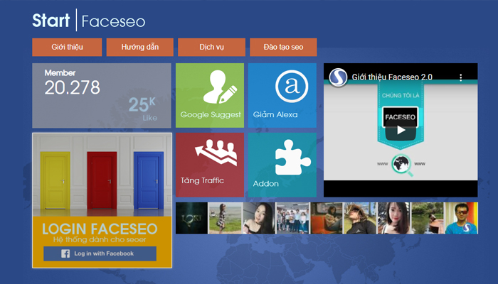 Công cụ tăng traffic website chất lượng - Faceseo.vn