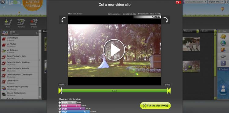 Kizoa Website Hỗ Trợ Cắt Ghép Và Chỉnh Sửa Video Cho Người Mới