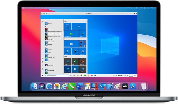 phần mềm giả lập windows trên mac - Parallels Desktop 