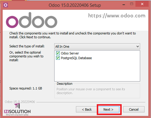 Hướng dẫn cài đặt Odoo 15 cho windows 6