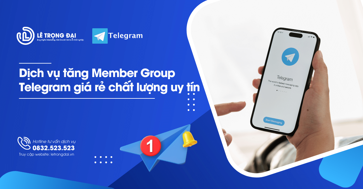 Dịch vụ tăng Member Group Telegram giá rẻ chất lượng uy tín 1