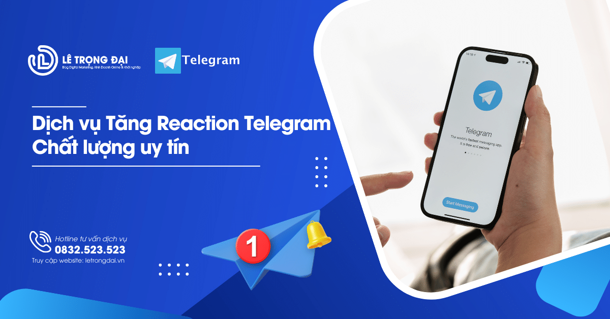Dịch vụ Tăng reaction telegram uy tín chất lượng 1