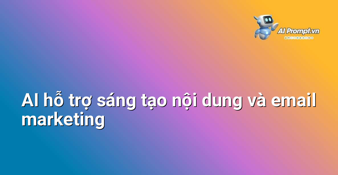 AI Digital Marketing là Gì? Hướng Dẫn Toàn Diện Cho Người Mới Bắt Đầu 5 Minh họa về một màn hình máy tính hiển thị văn bản được tạo bởi AI, với các biểu tượng email và công cụ chỉnh sửa nội dung
