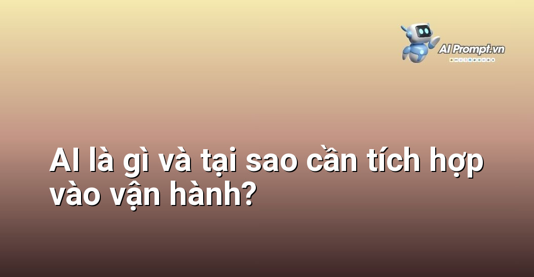 Tích Hợp AI Vào Quy Trình Vận Hành: Hướng Dẫn Toàn Diện Cho Người Mới Bắt Đầu 2 Minh họa giao diện người dùng với các biểu tượng AI thể hiện sự thông minh và tự động hóa trong quy trình kinh doanh.