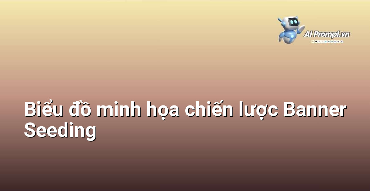 Sơ đồ tư duy minh họa cách thức hoạt động của chiến lược Banner Seeding, bao gồm các yếu tố như đối tượng mục tiêu, nền tảng, banner quảng cáo và mục tiêu chuyển đổi