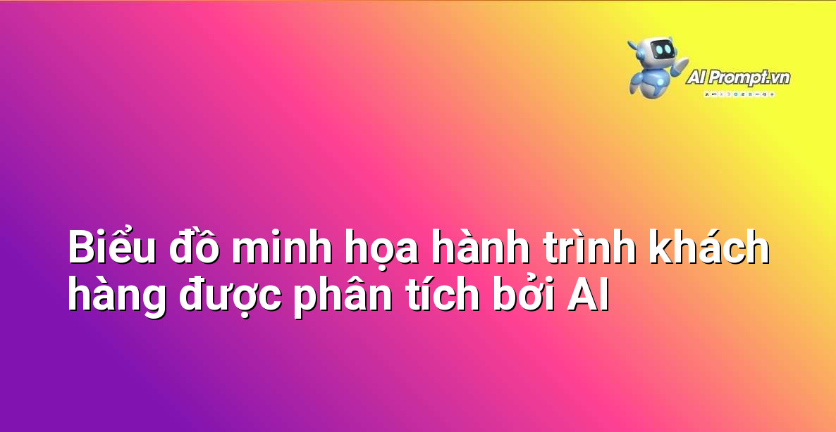 AI Phân Tích Hành Trình Khách Hàng Là Gì: Hướng Dẫn Cho Người Mới Bắt Đầu 2 Một biểu đồ trực quan thể hiện các giai đoạn trong hành trình khách hàng, với các nút và mũi tên kết nối, minh họa dữ liệu được phân tích bởi AI