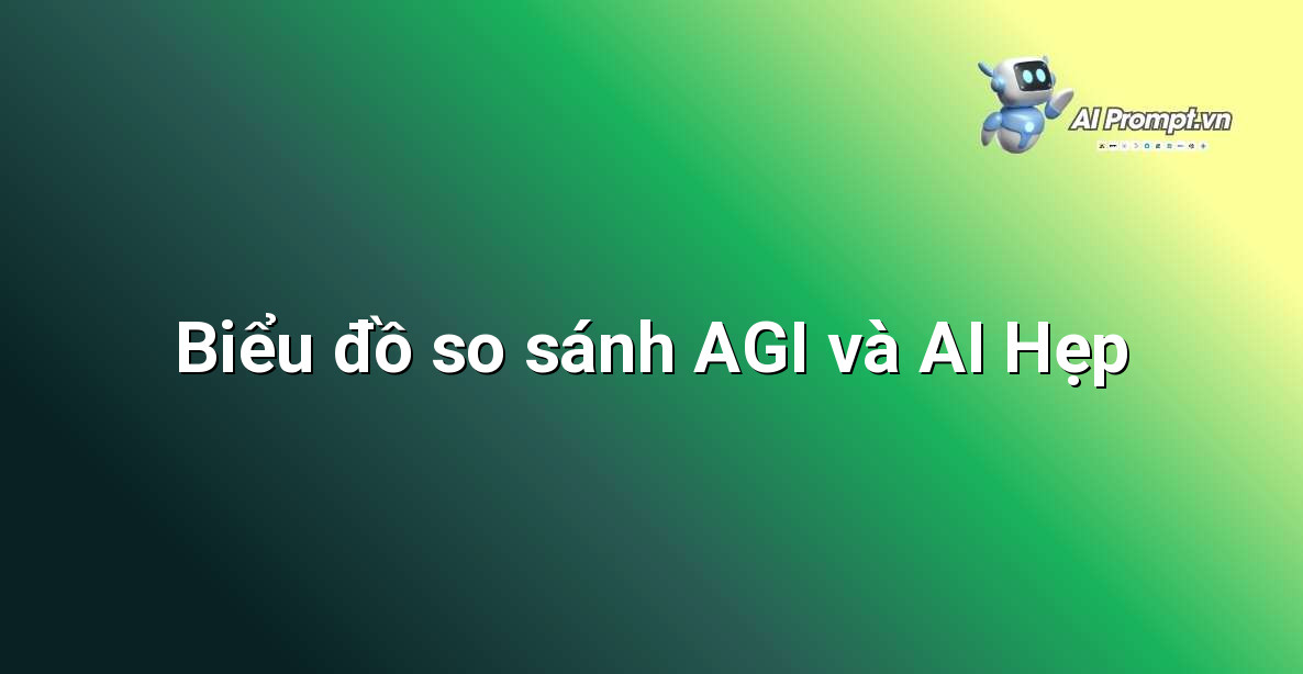 AGI là gì? Khám phá Tương lai của Trí tuệ Nhân tạo Vượt trội 2 Biểu đồ minh họa sự khác biệt giữa AGI có khả năng đa nhiệm và AI Hẹp chỉ thực hiện được một nhiệm vụ cụ thể