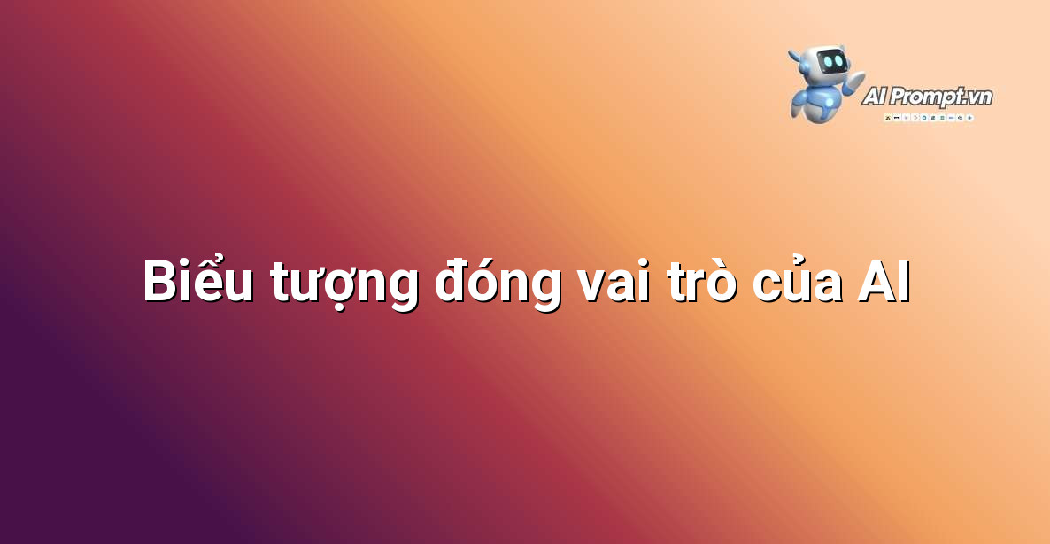 Minh họa biểu tượng hoặc hình ảnh đại diện cho vai trò của AI