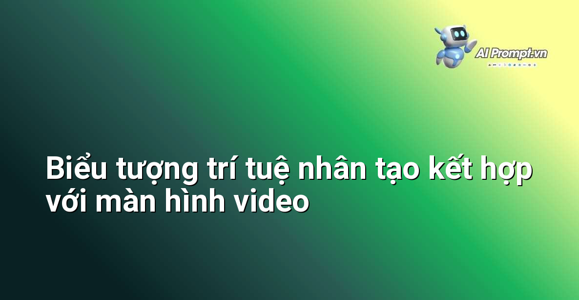 AI Nào Tạo Video Tốt Nhất Cho Người Mới Bắt Đầu? Khám Phá Công Cụ Đột Phá Năm 2024 2 Biểu tượng não bộ phát sáng kết nối với các dòng mã và biểu tượng máy quay phim, tượng trưng cho AI tạo video